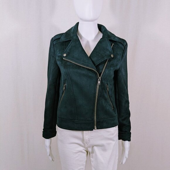 Philosophy NWOT Dark Gray Zip Up Moto Jacket Size XS - Picture 4 of 7